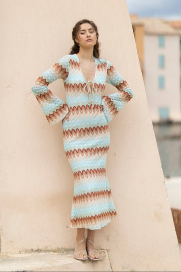 Evamari Knit Dress Indian