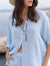 Barbara Linen Shirt Sky