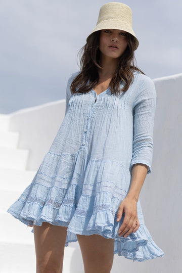 Linen Dress Sky