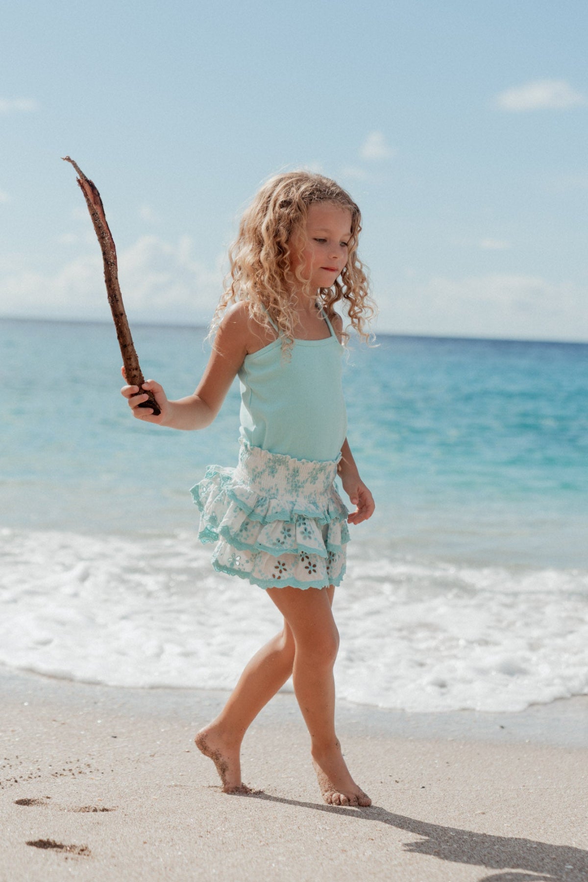 Kids Tank Top Turquoise