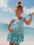 Anastasia Kids Flower Skirt Turquoise